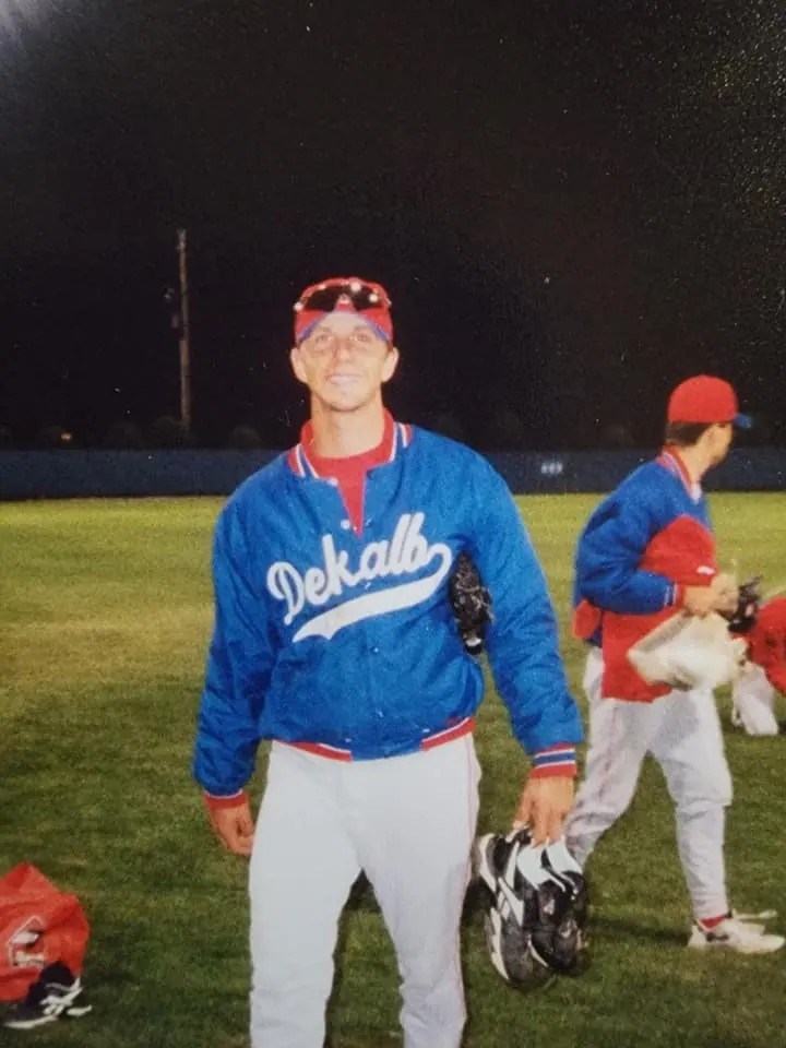 Clay Eavenson on the field after a game